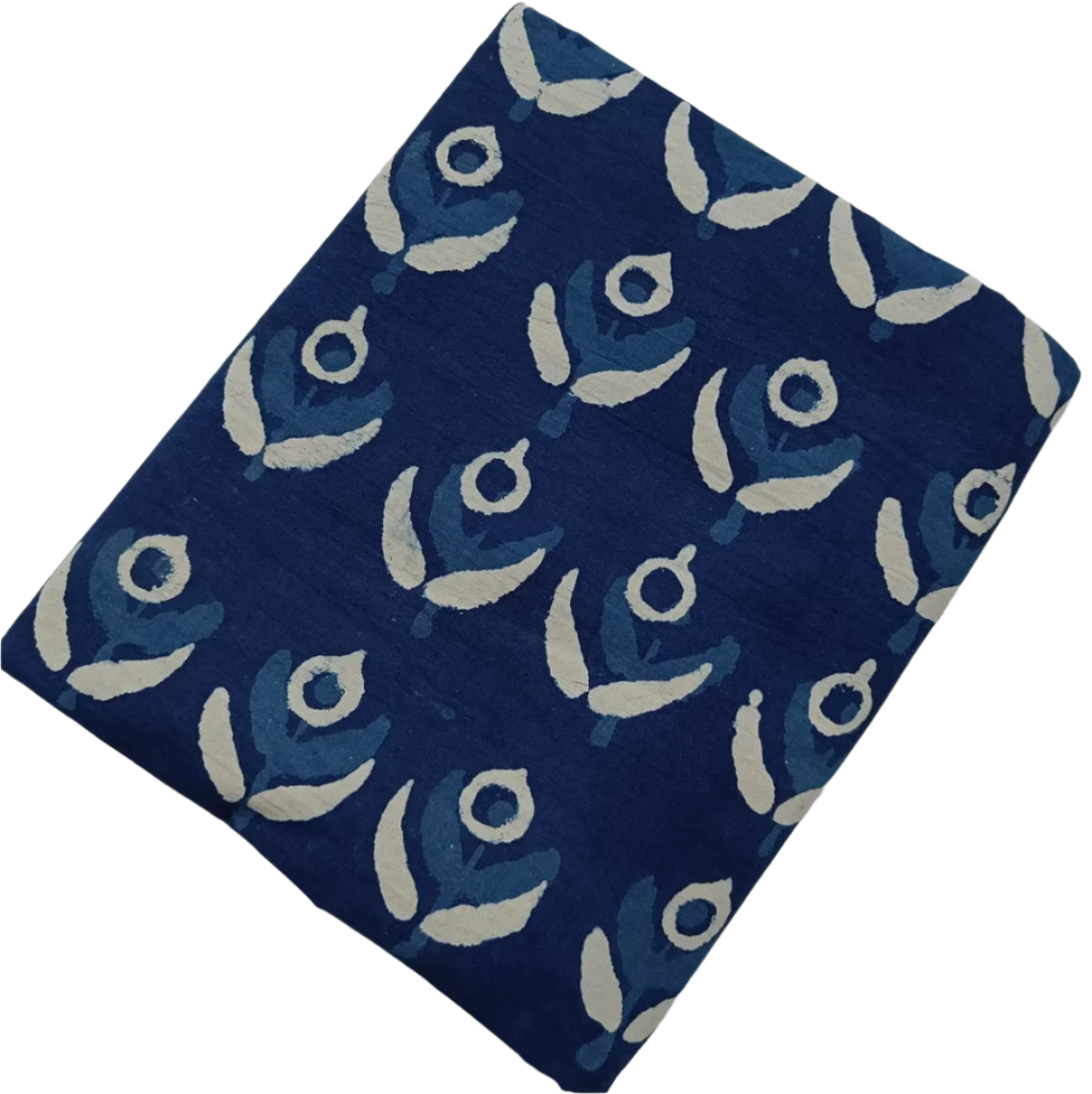 Luxury Indigo Fabric Block Print Fabric. Naturally Dyed with Vegetable Dyes. Perfect For Sewing, Home Decor Best Indigo Fabric for decor, pillows ,upholstery, curtain, Tablecloth. Sold by the Yard.