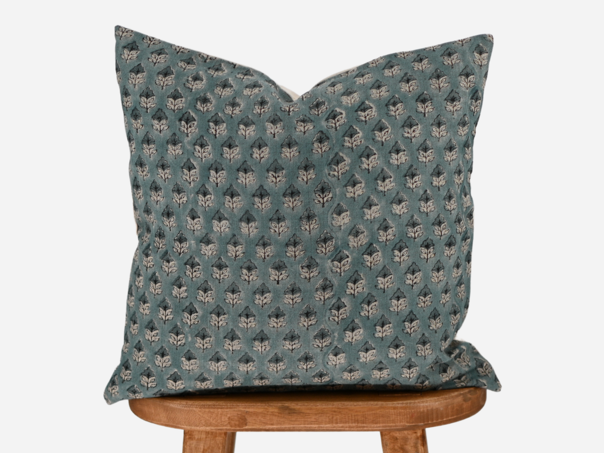 Joan Block Print Pillow Cover