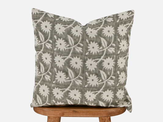 Kendall Block Print Pillow Cover