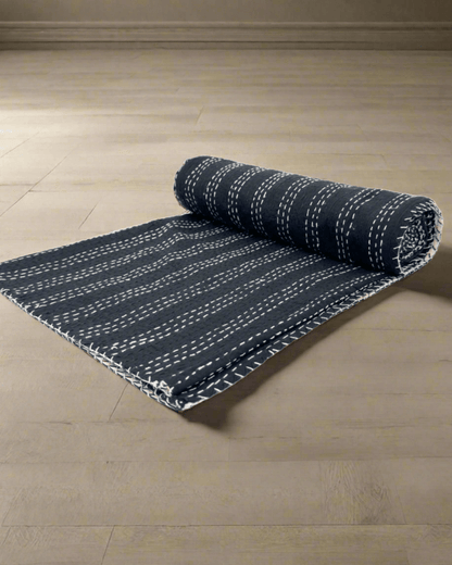 Noah Screen Print Throw Blanket - Maple Village Lane