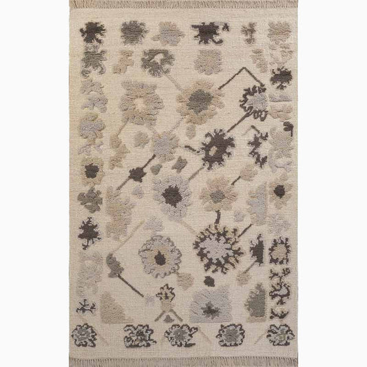 Monten Hand-Knotted Wool Oushak Rug