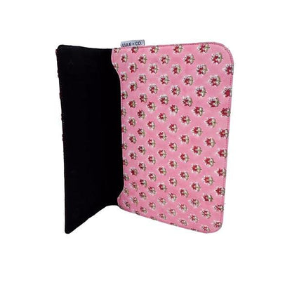 Rosy Block Print iPad Tablet Sleeve - Maple Village Lane