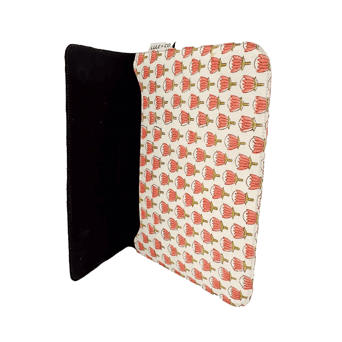 Tangerine Block Print iPad Tablet Sleeve - Maple Village Lane