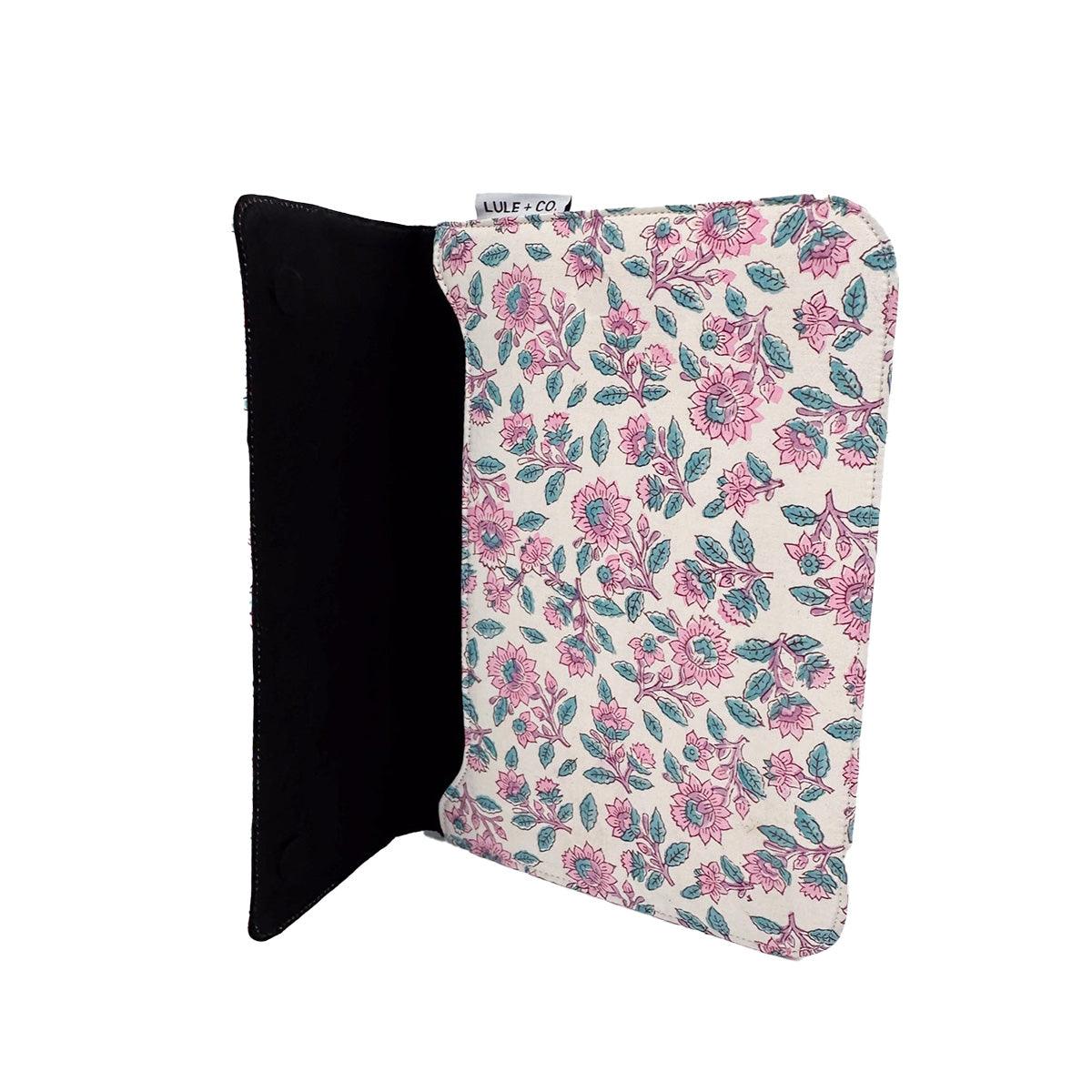 Blush Block Print iPad Tablet Sleeve - Maple Village Lane