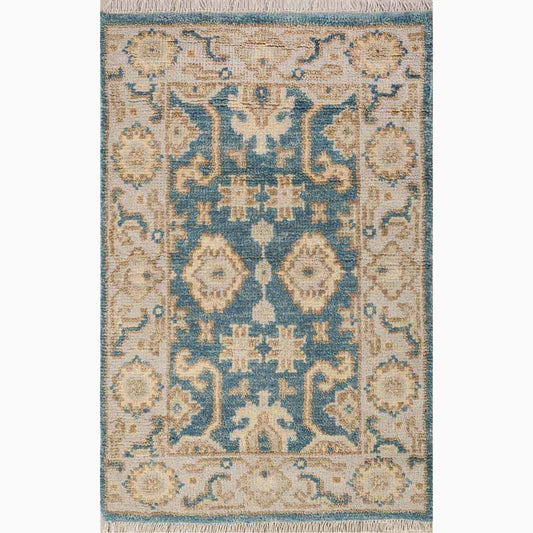 Sandora Hand-Knotted Wool Oushak Rug