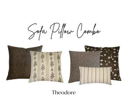 The Theodore Pillow Cover Combo - Maple Village Lane