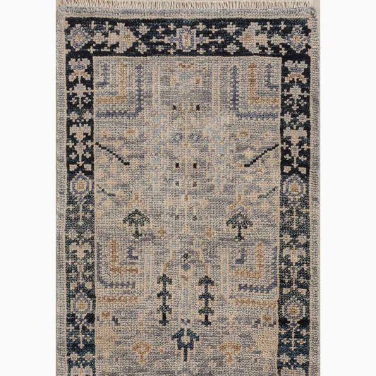 Thatcher Hand-Knotted Wool Oushak Rug