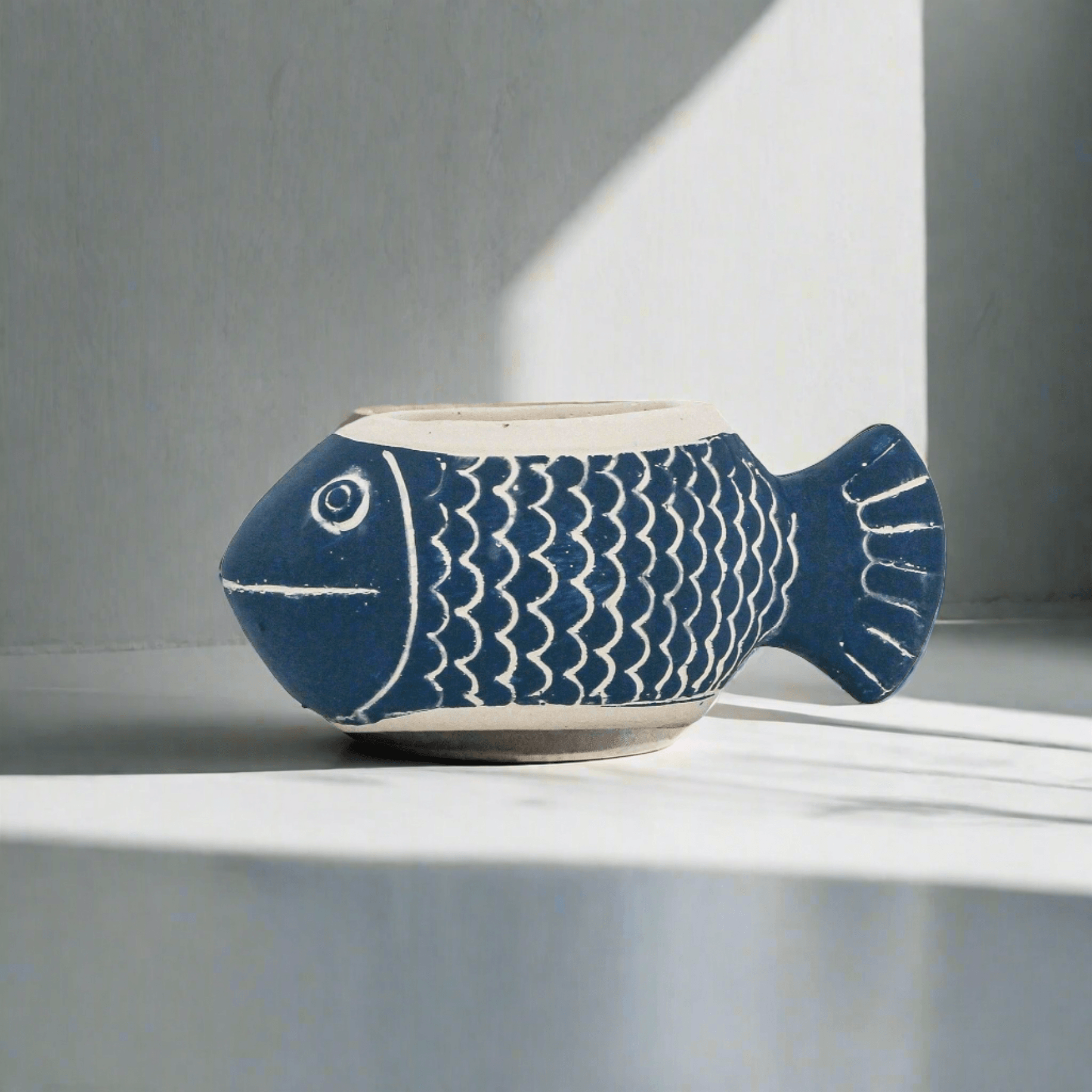 A Fishy Planter - Maple Village Lane