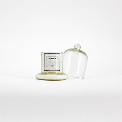 Carrie Glass Candle Cloche - Maple Village Lane