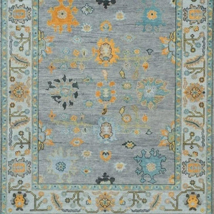 Ultramarine Auric Hand Knotted Oushak Rug - Maple Village Lane