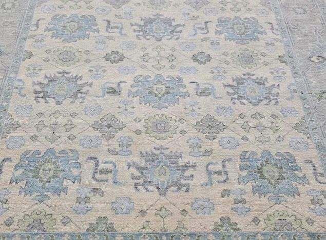 Oriental Aureate Hand Knotted Oushak Rug - Maple Village Lane