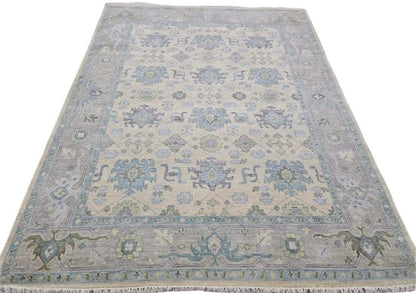 Oriental Aureate Hand Knotted Oushak Rug - Maple Village Lane