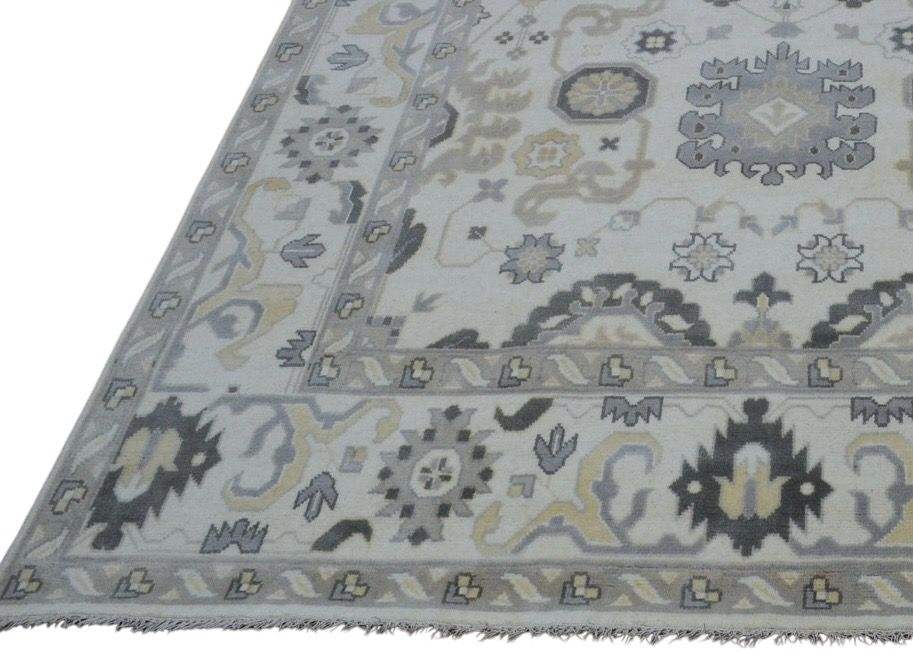 Oriental Aura Hand Knotted Oushak Rug - Maple Village Lane