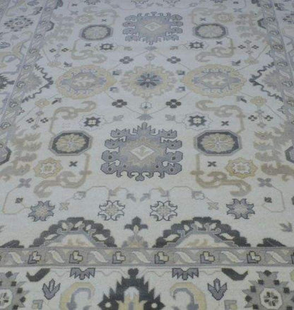 Oriental Aura Hand Knotted Oushak Rug - Maple Village Lane