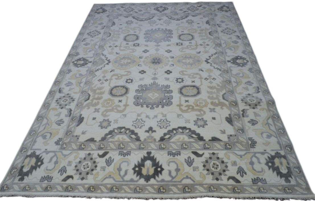 Oriental Aura Hand Knotted Oushak Rug - Maple Village Lane