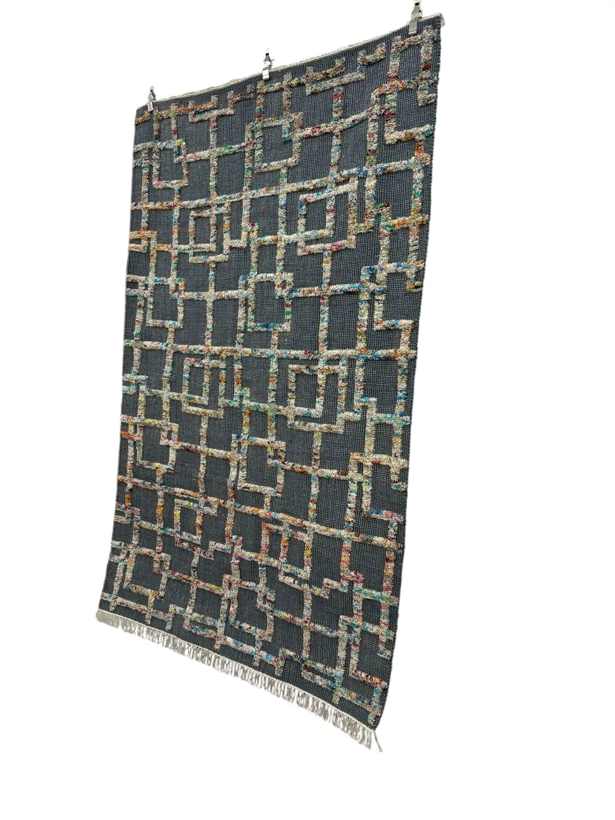 Nebula Black Chromatic Jute Blend Rug