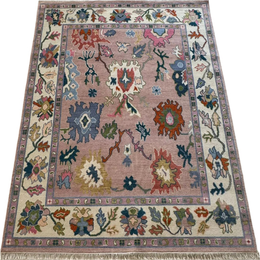 Wren Hand Knotted Oushak Rug