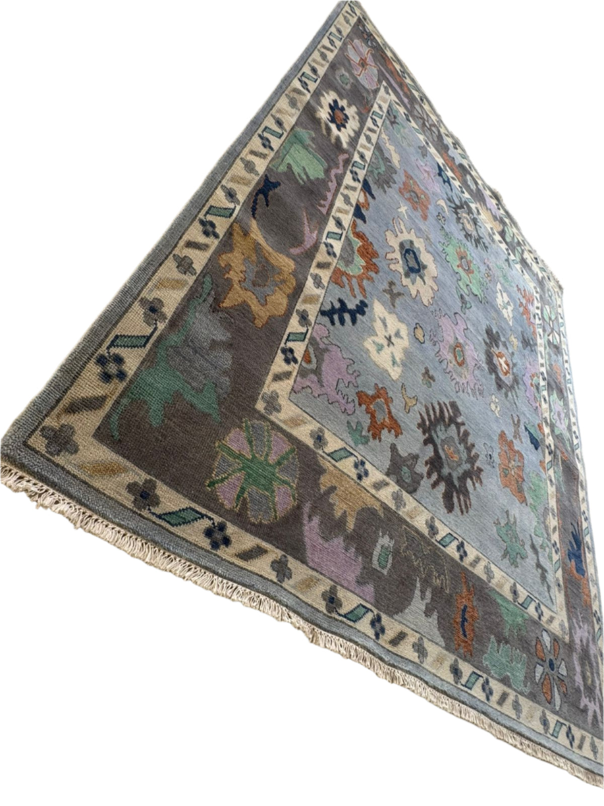 Uma Hand Knotted Oushak Rug