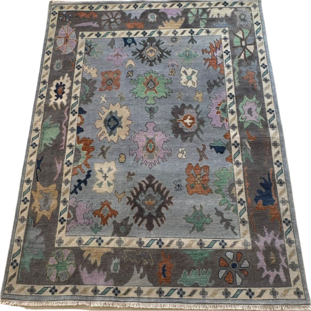 Uma Hand Knotted Oushak Rug