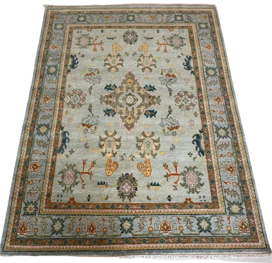 Cole Hand Knotted Oushak Rug