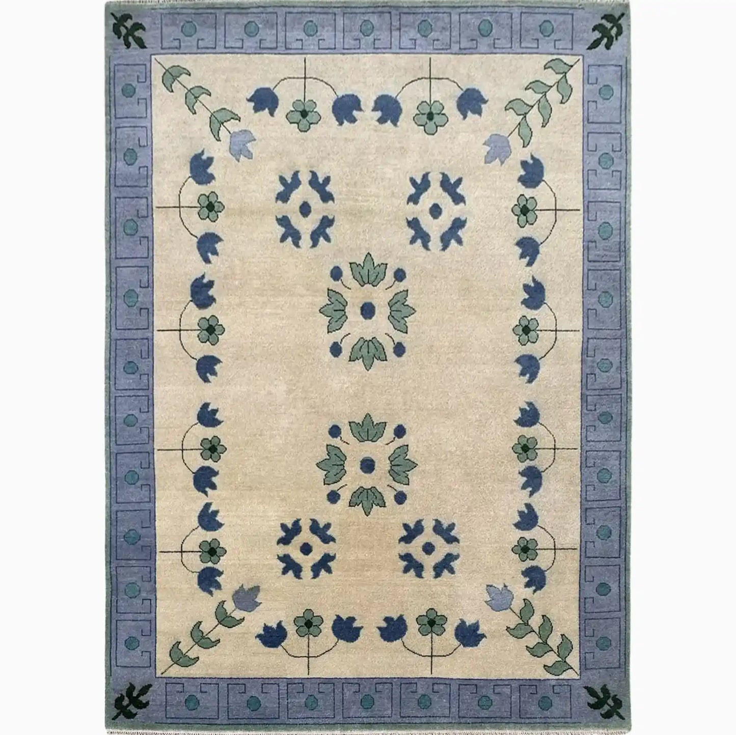 Jennifer Hand Knotted Oushak Rug