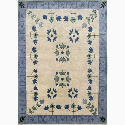Jennifer Hand Knotted Oushak Rug