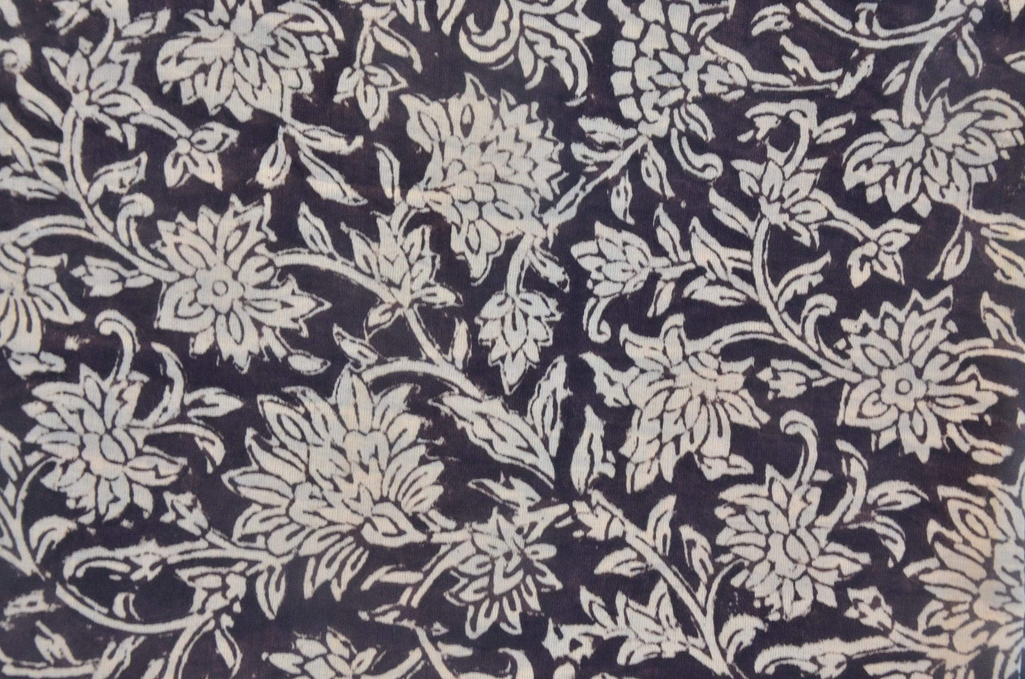 Indian Cotton Block Print Fabric by the Yard -Sewing and Quilting Fabric - Maple Village Lane