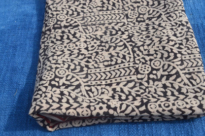 Indian Cotton Block Print Fabric by the Yard -Sewing and Quilting Fabric - Maple Village Lane