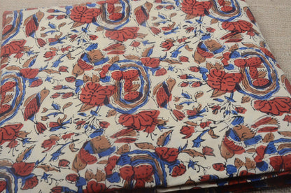 By Yards Hand Block Print Fabric, Indian Cotton Fabric, Printed Cotton Fabric, Cotton Printed Fabric, Printed Fabric, Block Print Fabric - Maple Village Lane