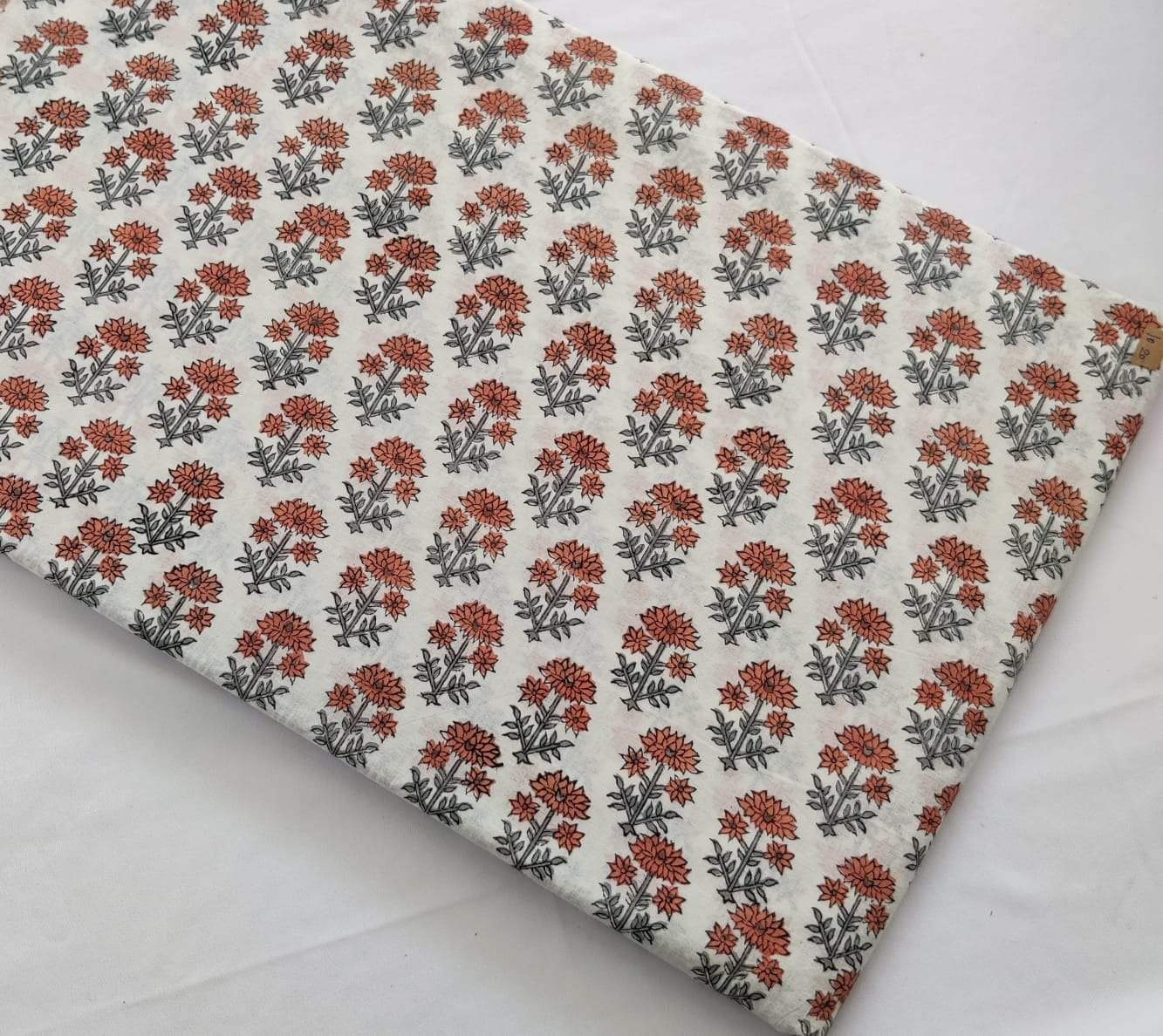 Cotton fabric, Fabric by yard, Hand printed fabric, Block Print Fabric, Indian Fabric