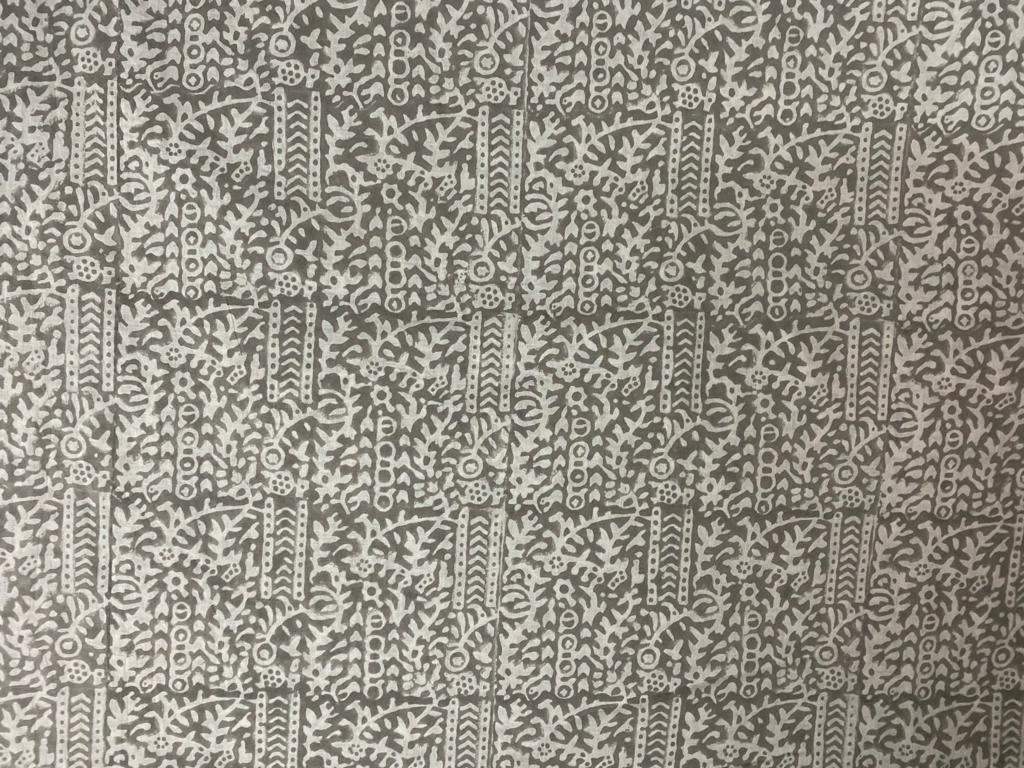 Indian Cotton Block Print Fabric by the Yard -Sewing and Quilting Fabric - Maple Village Lane