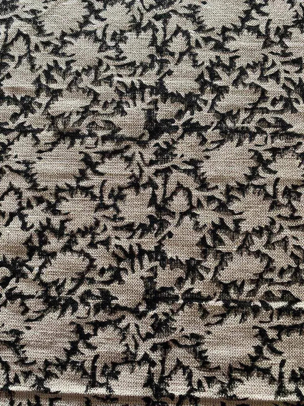 Jamia Hand Block Printed Linen Fabric