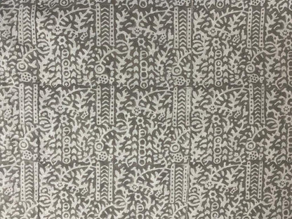 Indian Cotton Block Print Fabric by the Yard -Sewing and Quilting Fabric - Maple Village Lane