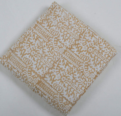 Indian Cotton Block Print Fabric by the Yard -Sewing and Quilting Fabric - Maple Village Lane