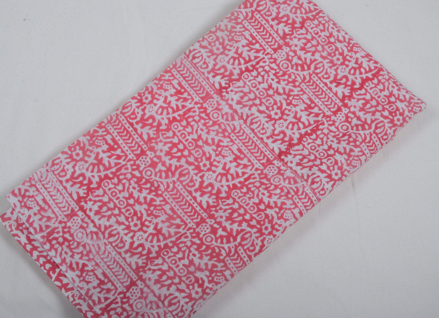 Indian Cotton Block Print Fabric by the Yard -Sewing and Quilting Fabric - Maple Village Lane