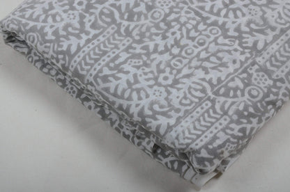 Indian Cotton Block Print Fabric by the Yard -Sewing and Quilting Fabric - Maple Village Lane