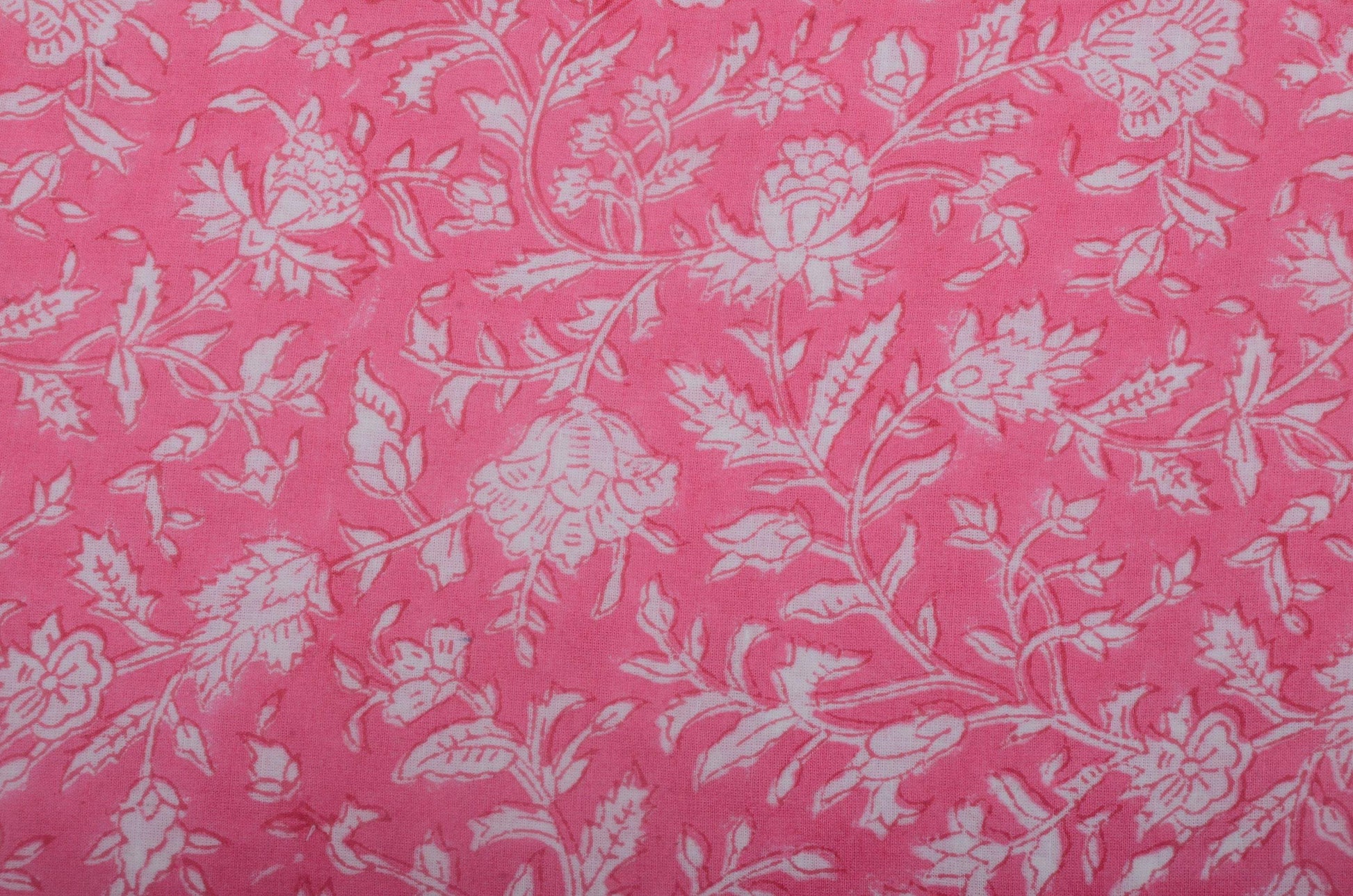 Indian Cotton Block Print Fabric by the Yard -Sewing and Quilting Fabric - Maple Village Lane