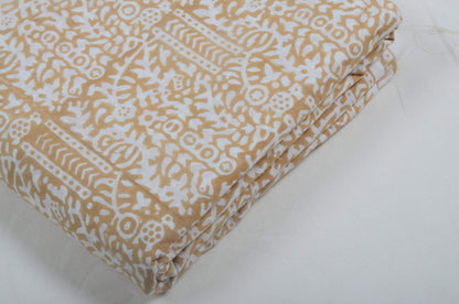 Indian Cotton Block Print Fabric by the Yard -Sewing and Quilting Fabric - Maple Village Lane