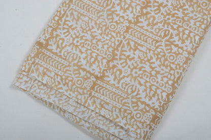 Indian Cotton Block Print Fabric by the Yard -Sewing and Quilting Fabric - Maple Village Lane