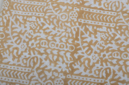 Indian Cotton Block Print Fabric by the Yard -Sewing and Quilting Fabric - Maple Village Lane