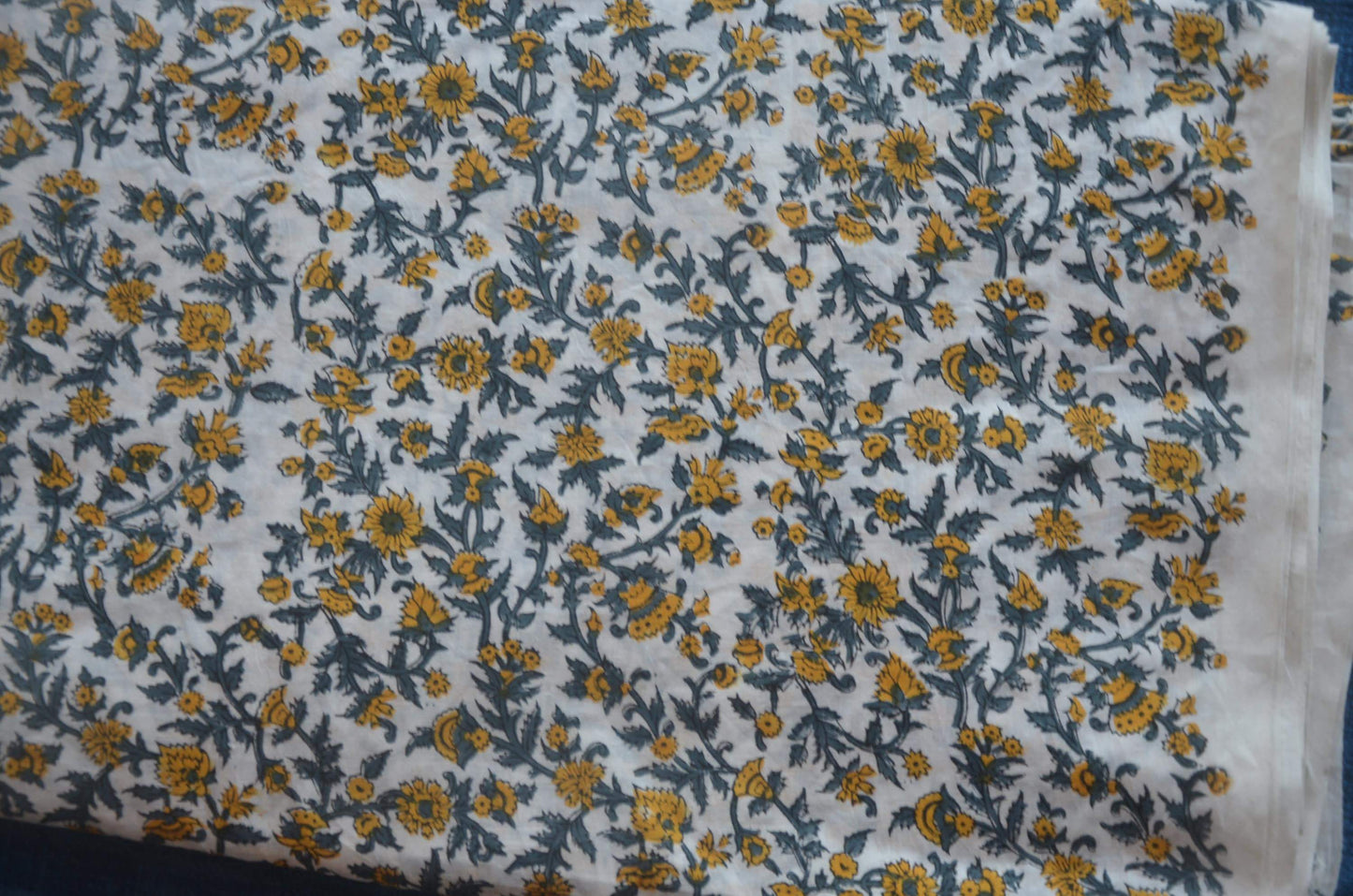 Cotton fabric, Fabric by yard, Hand printed fabric, Block Print Fabric, Indian Fabric