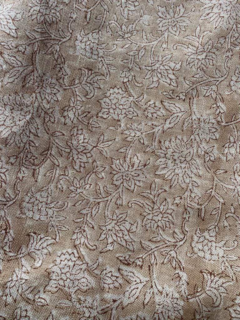 Linen fabric, Fabric by yard, Hand printed fabric, Block Print Fabric, Indian Fabric