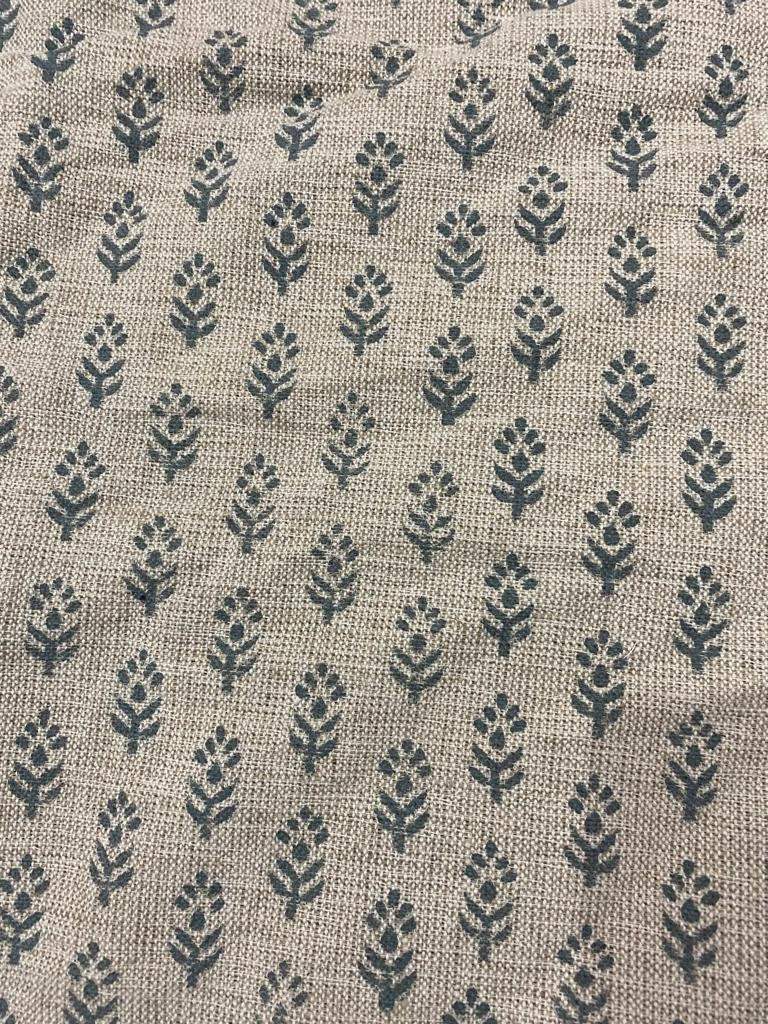 Linen fabric, Fabric by yard, Hand printed fabric, Block Print Fabric, Indian Fabric