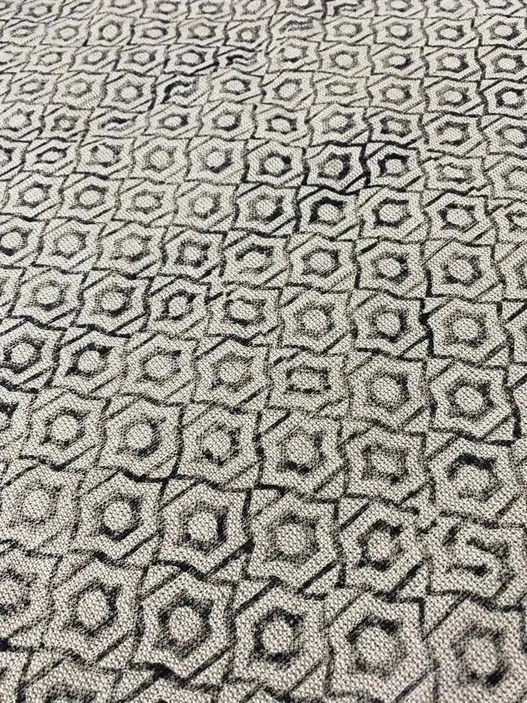 Block Print Handloom Linen Fabric Heavy Linen Fabric - Maple Village Lane