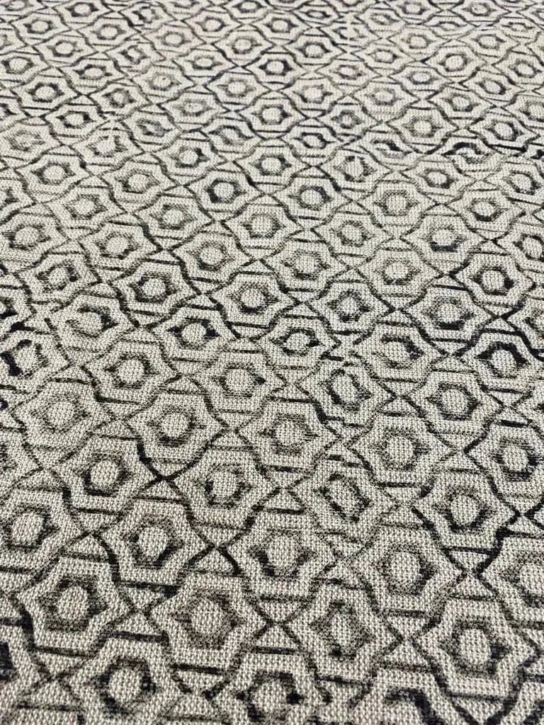 Block Print Handloom Linen Fabric Heavy Linen Fabric - Maple Village Lane