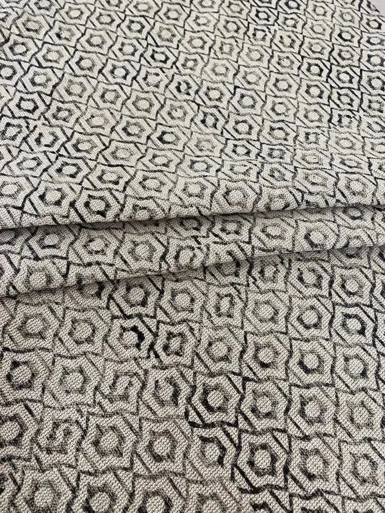 Block Print Handloom Linen Fabric Heavy Linen Fabric - Maple Village Lane