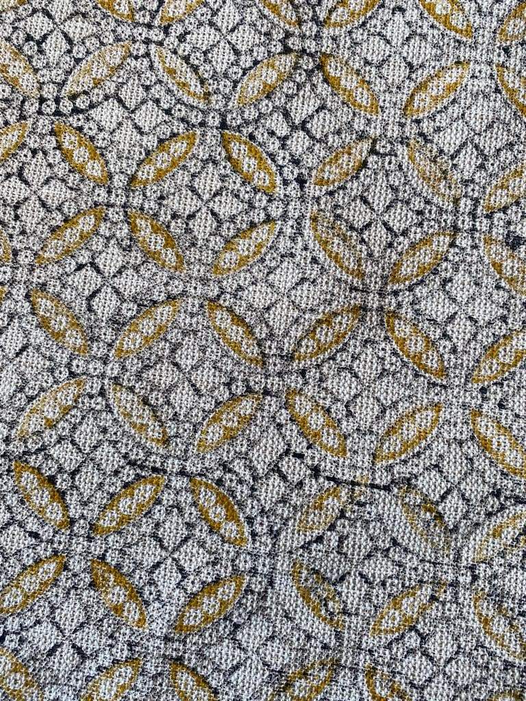 Linen fabric, Fabric by yard, Hand printed fabric, Block Print Fabric, Indian Fabric