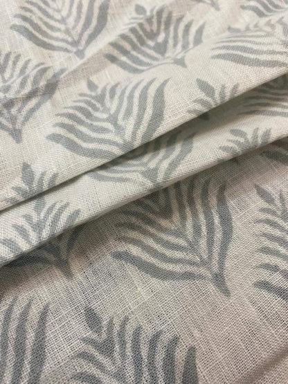 Flower Heavy linen fabric designer Indian hand block print heavy fabric pillowcases thick linen upholstery block printing art table - Maple Village Lane