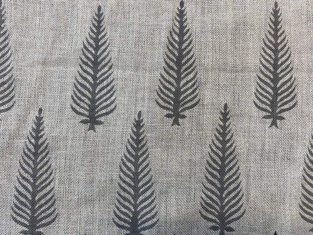 Linen fabric, Fabric by yard, Hand printed fabric, Block Print Fabric, Indian Fabric