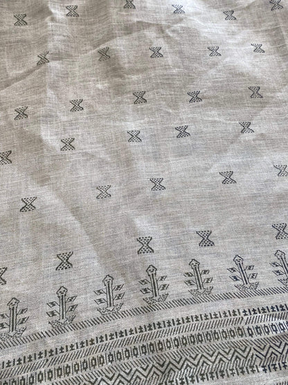 58" inches Indian Hand Block Print Fabric, Indian Linen Fabric, Block Print Fabric, Designer Floral Printing Fabric, Upholstery fabric,